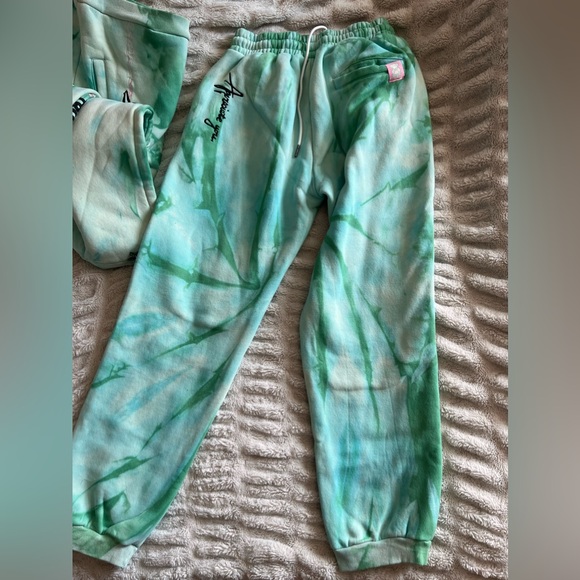 New Seafoam green Small women’s Truly hoodie and joggers set. By Mr Eatwell - Picture 6 of 8